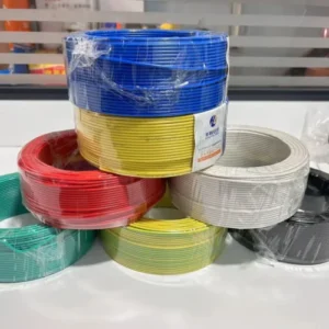 Stacked multi-colored cables, suitable for various electrical wiring scenarios.