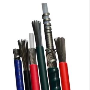 Wires and cables of various colors