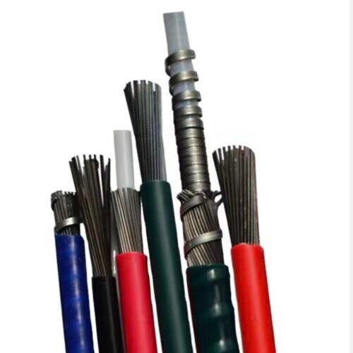 Wires and cables of various colors