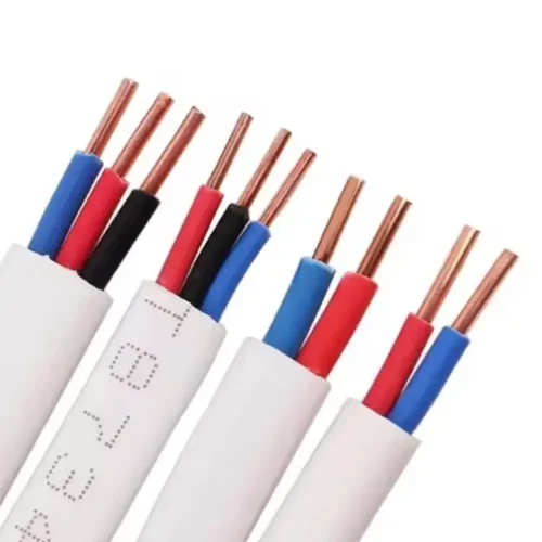 Multi-spec white sheathed cables, twin-core/tri-core with marking for electrical wiring