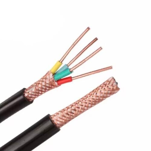 4-core copper shielded color-coded cable