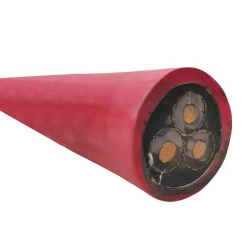 Red Sheath 3-Core High-Voltage Power Cable