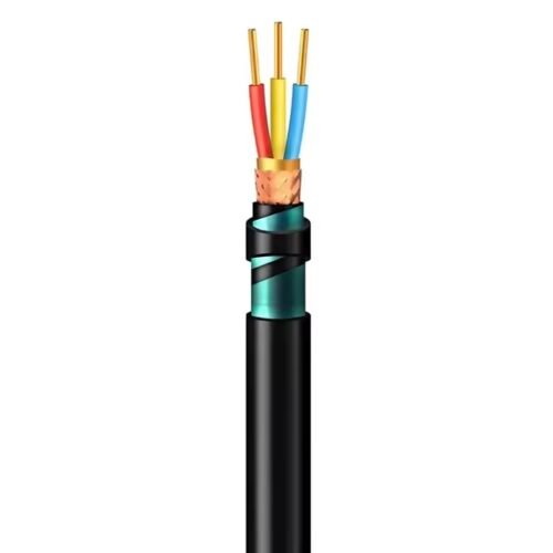 Black Sheath 3-Core Armored Copper Shield Power Cable 3-Core Armored Copper Shield Power Cable