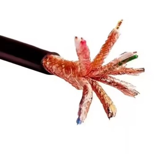 Black Sheath Copper Braided Shield Multicore Control Cable Copper Shield Multicore Control Cable